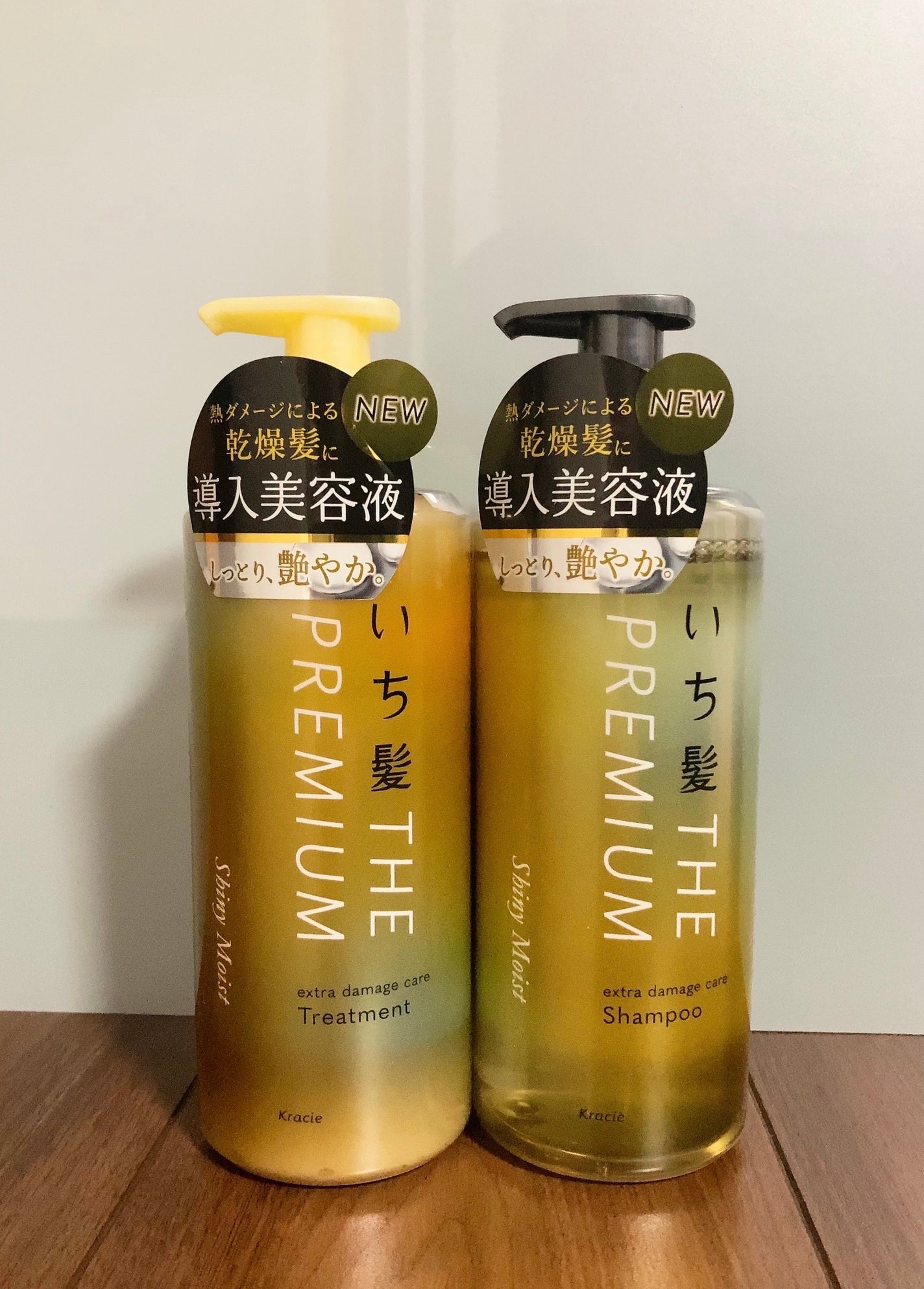 THE PREMIUM エクストラダメージケアシャンプー/トリートメント(シャイニーモイスト)/いち髪/市販シャンプーを使ったクチコミ(1枚目)