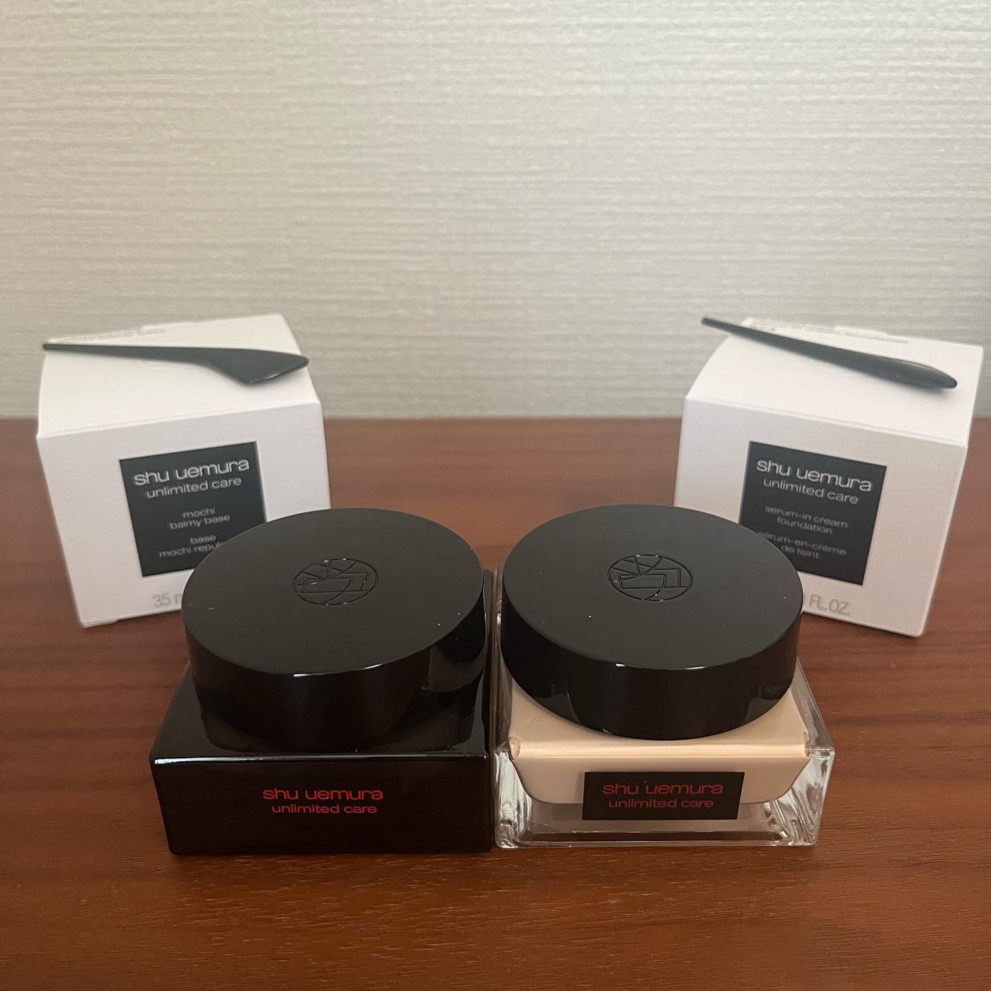 アンリミテッド ケア セラムイン クリーム ファンデーション/shu uemura/クリーム・エマルジョンファンデーションを使ったクチコミ（1枚目）