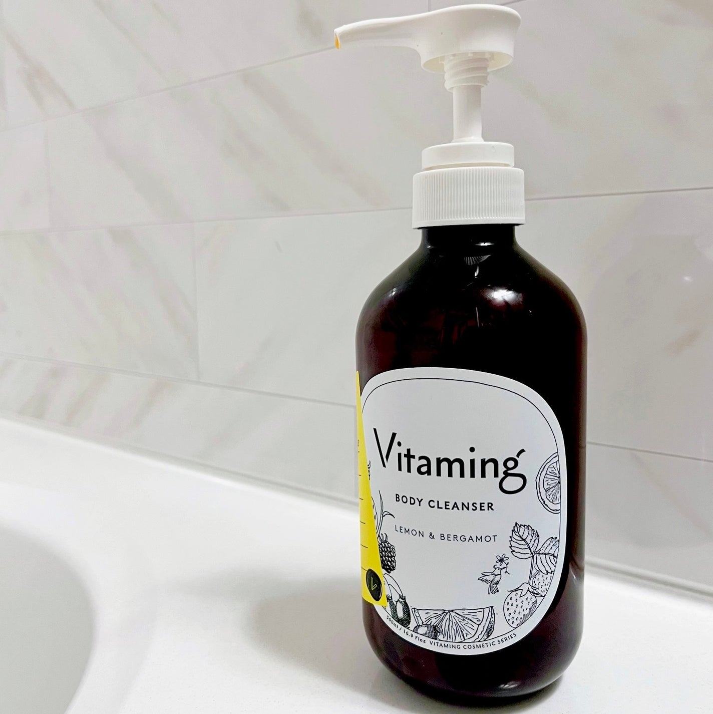 リフレッシングボディソープ(レモン&ベルガモットの香り)/Vitaming/ボディソープを使ったクチコミ(5枚目)