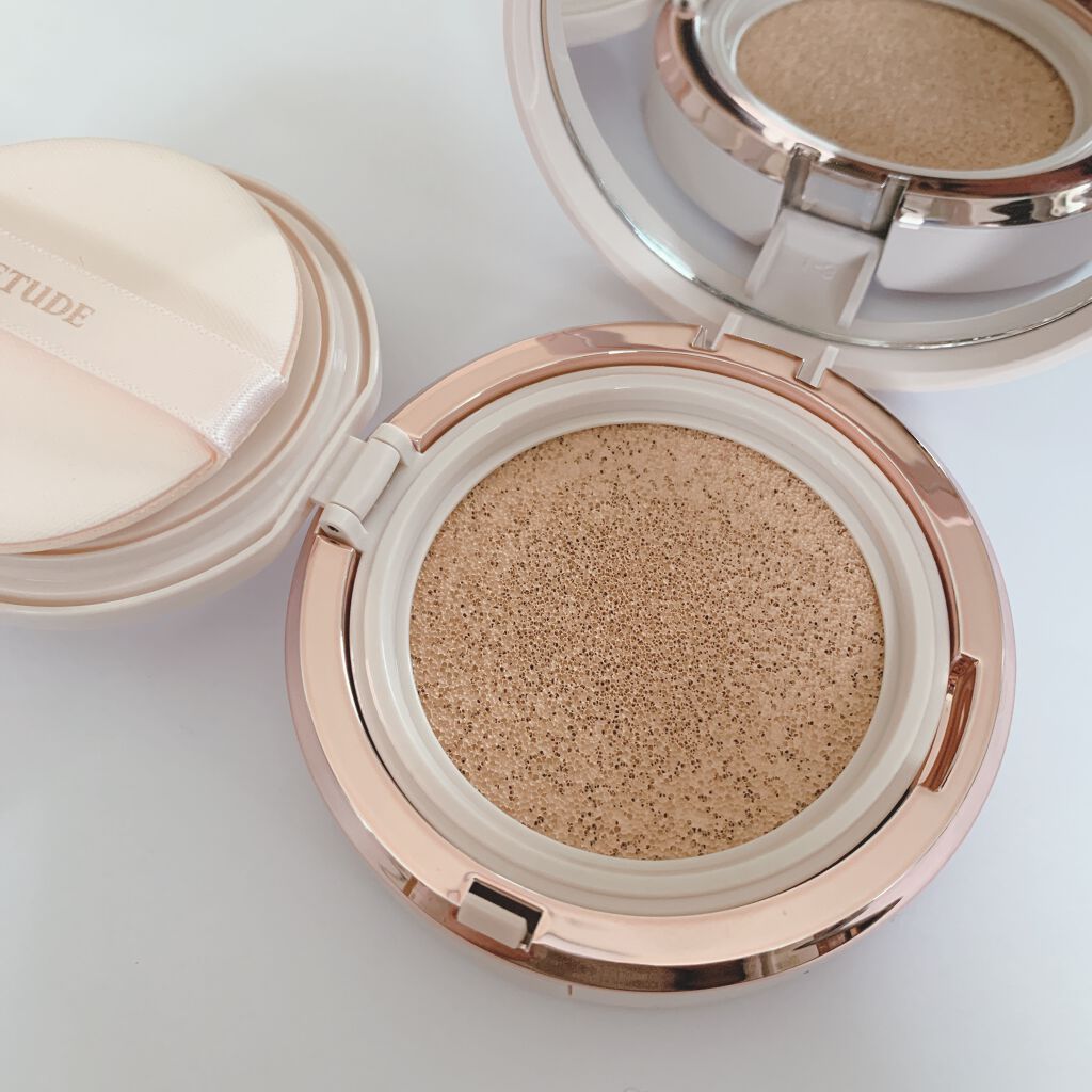 ダブルラスティング クッショングロウ/ETUDE/クッションファンデーションを使ったクチコミ(3枚目)