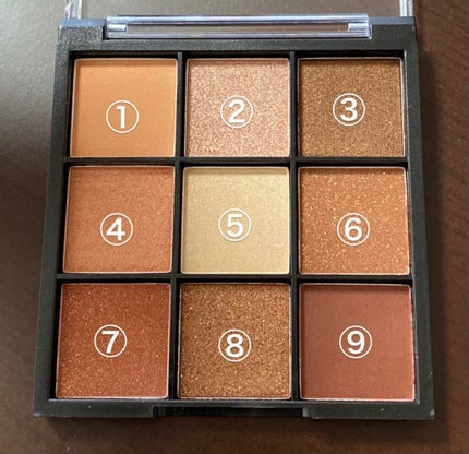 UR GLAM BLOOMING EYE COLOR PALETTE/U R GLAM/アイシャドウパレットを使ったクチコミ(2枚目)