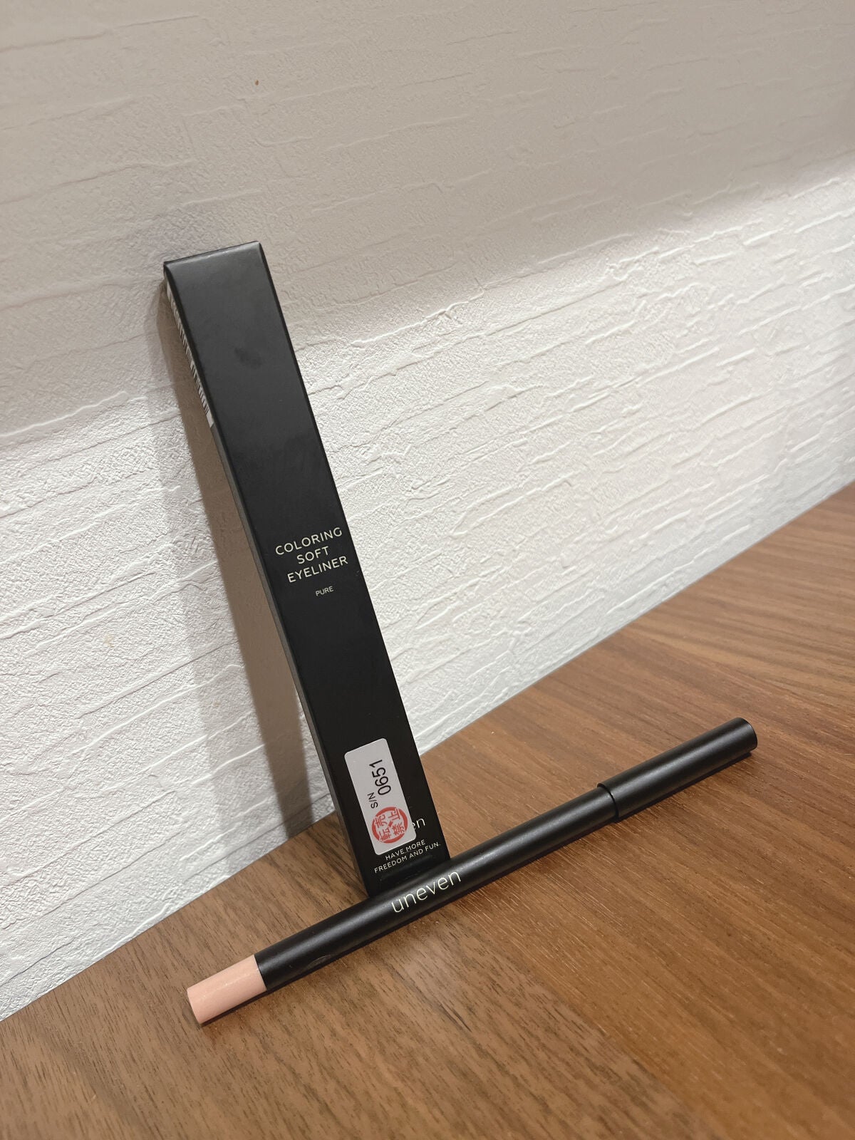 カラーリングソフトアイライナー/uneven/ペンシルアイライナーを使ったクチコミ(1枚目)