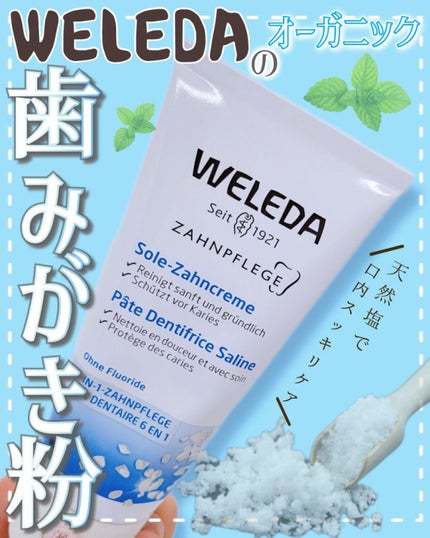 歯みがき(ソルト)/WELEDA/歯磨き粉を使ったクチコミ(1枚目)