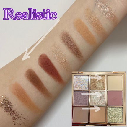 VenusMarble 9色アイシャドウパレット/Venus Marble/アイシャドウパレットを使ったクチコミ(7枚目)