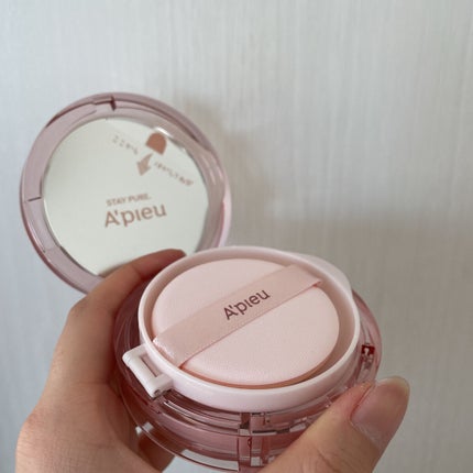 スキンケア ウォーターロッククッション /A’pieu/クッションファンデーションを使ったクチコミ(4枚目)