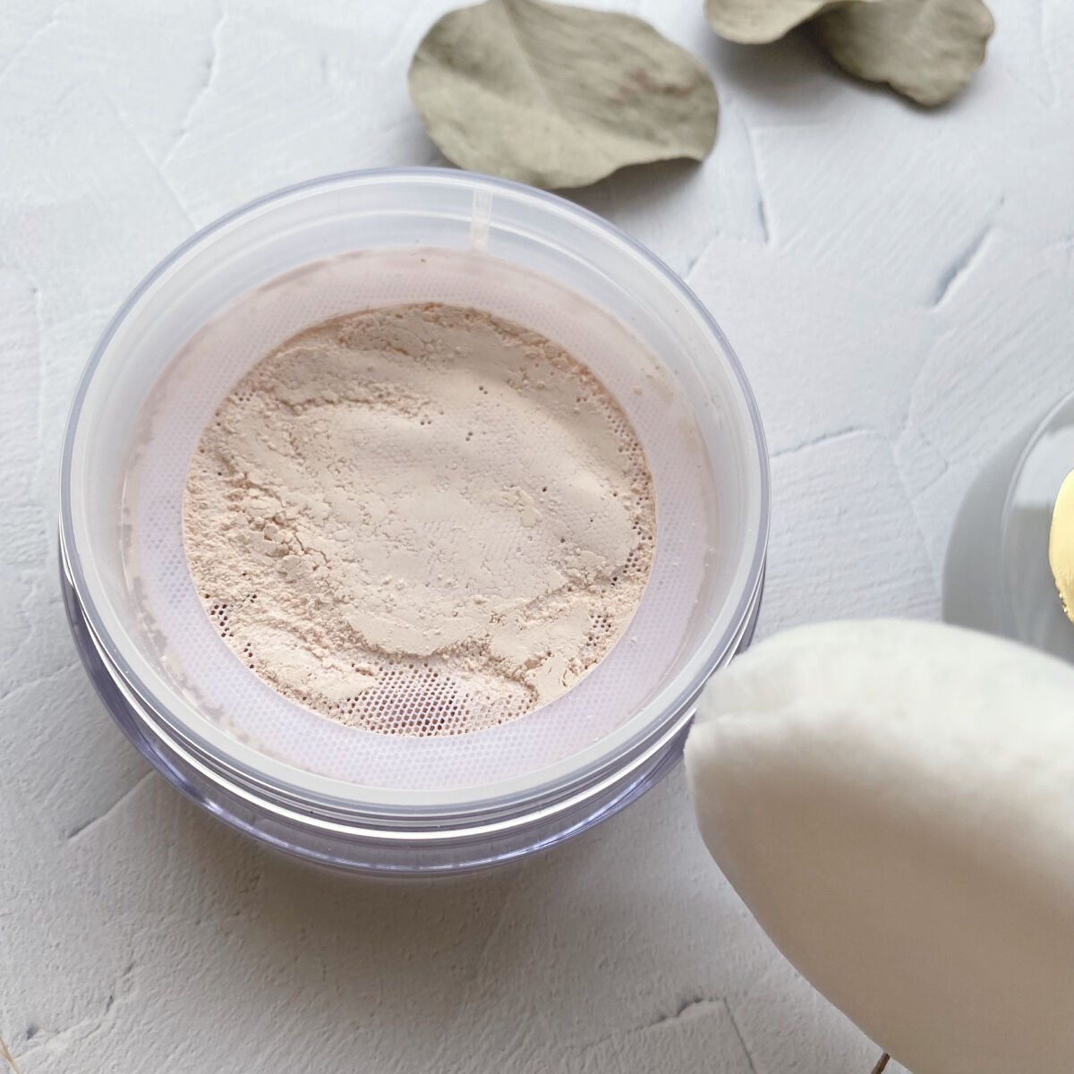 エクストラリッチパウダー ’23  01 ピーチベージュ/excel/ルースパウダーを使ったクチコミ（3枚目）