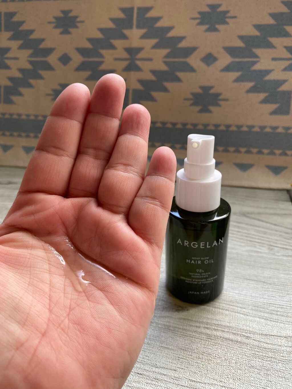 モイストグロー ヘアオイル/アルジェラン/ヘアオイルを使ったクチコミ(3枚目)