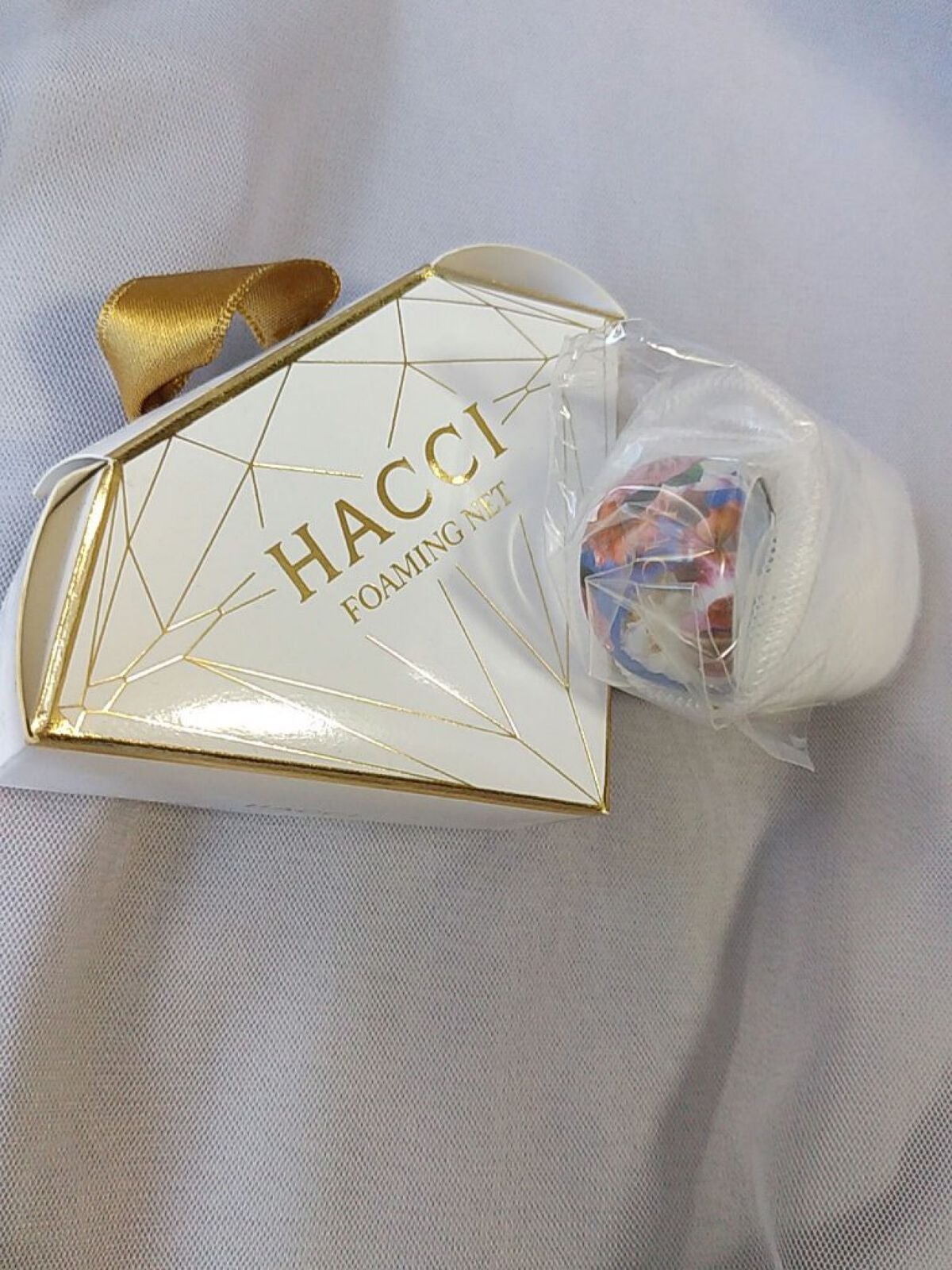 HACCI キャンディーカラーリング泡立てネット/HACCI/その他スキンケアグッズを使ったクチコミ(3枚目)