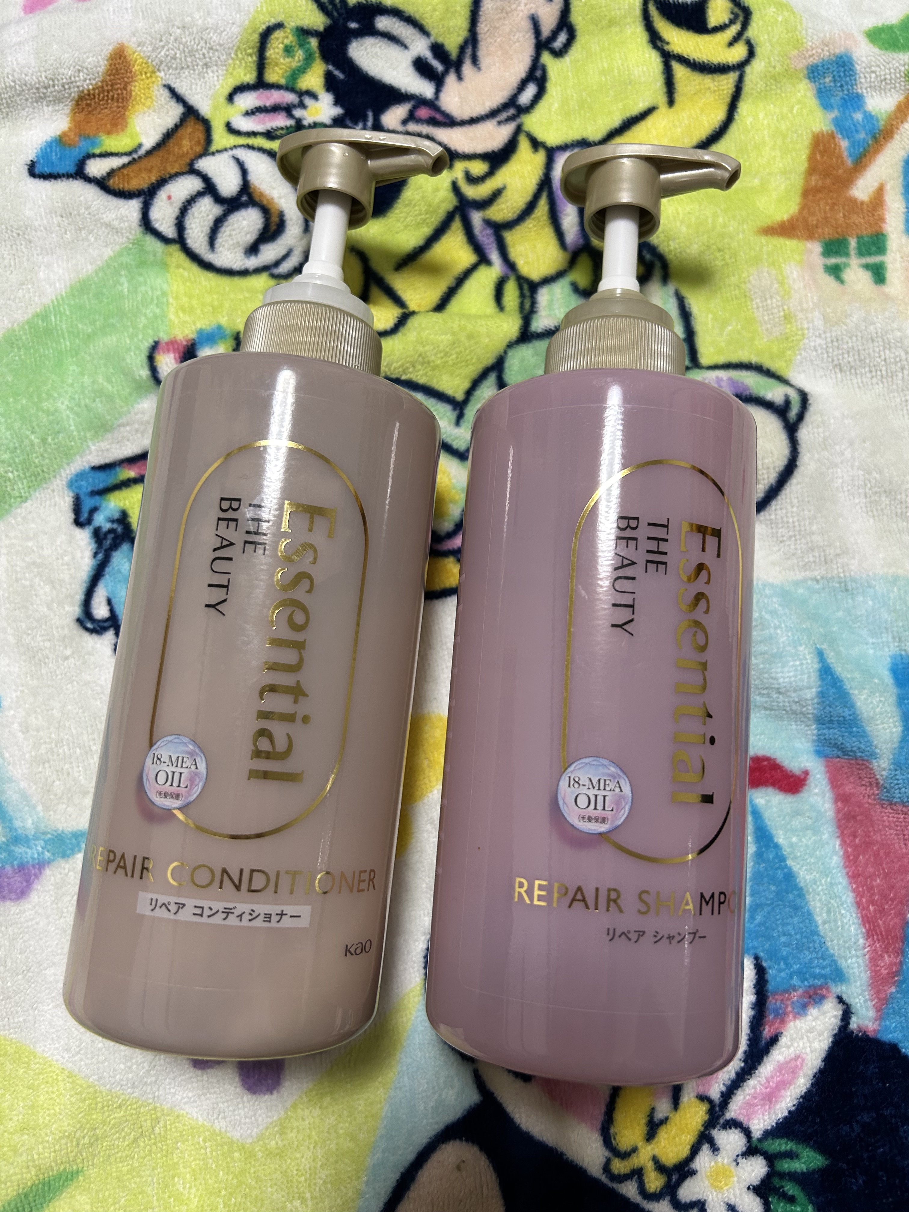 ザビューティ リペアシャンプー・コンディショナー/エッセンシャル/市販シャンプーを使ったクチコミ（1枚目）