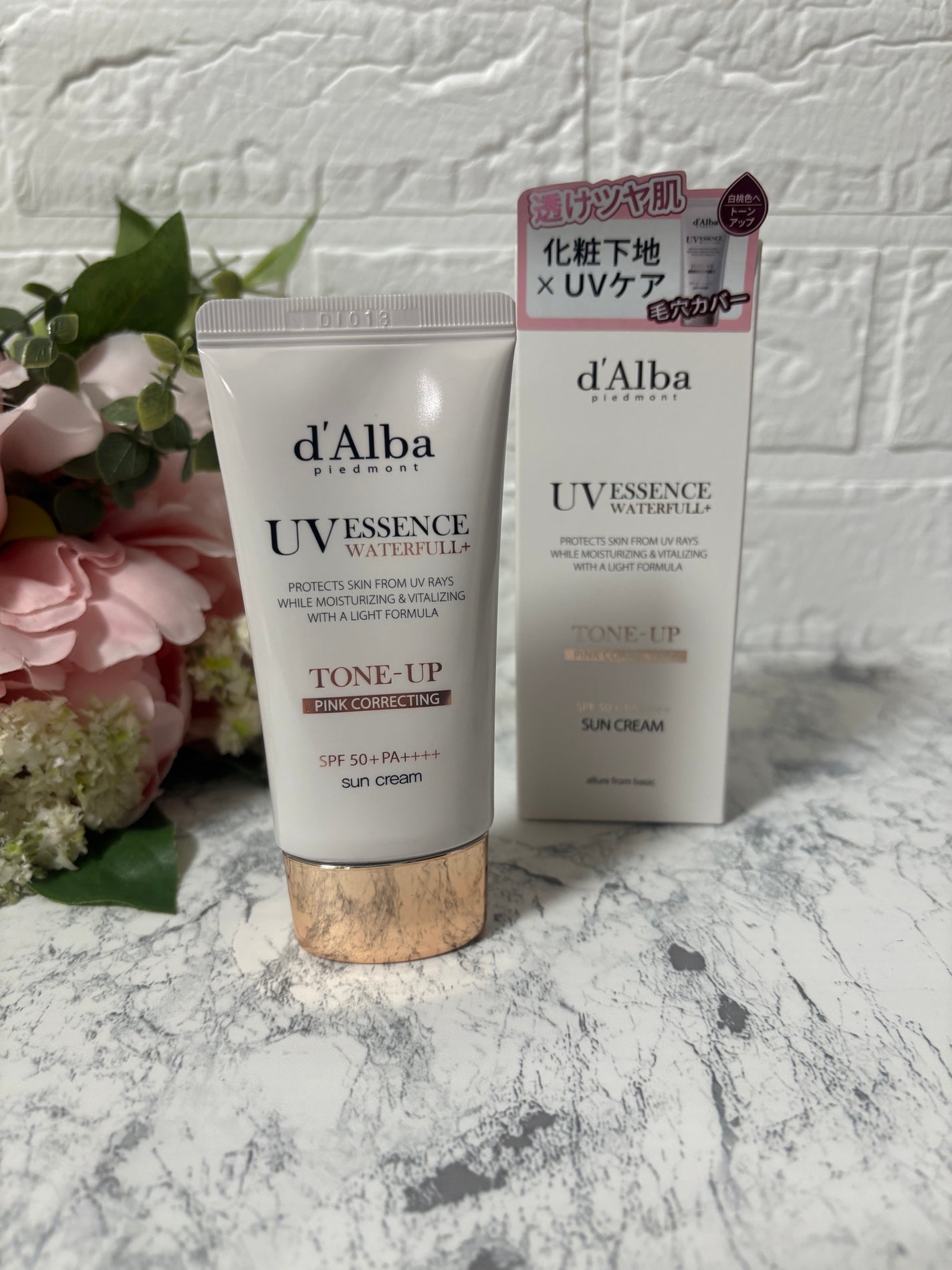 ウォータフルトーンアップサンクリーム/ダルバ/日焼け止めクリームを使ったクチコミ(1枚目)