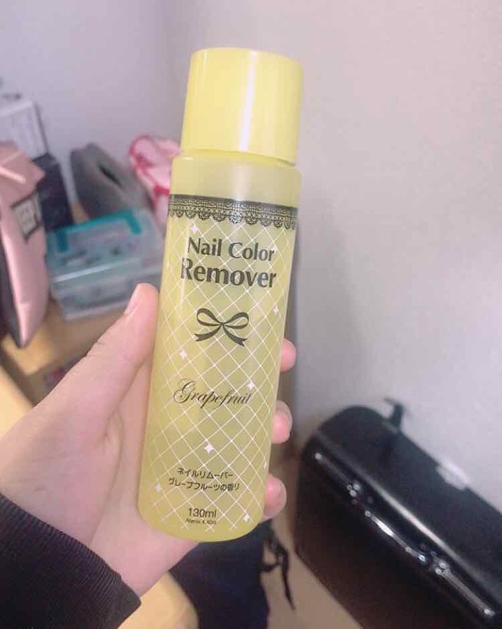 ネイルリムーバー グレープフルーツの香り/DAISO/除光液を使ったクチコミ(1枚目)