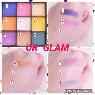 UR GLAM　BLOOMING EYE COLOR PALETTE/U R GLAM/アイシャドウパレットを使ったクチコミ（2枚目）