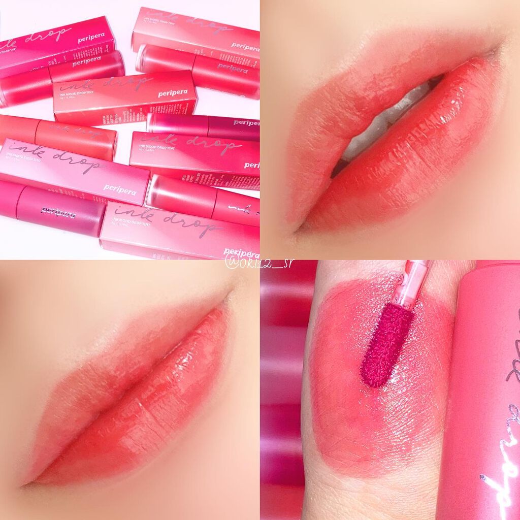 インク ムード ドロップ ティント/PERIPERA/リップグロスを使ったクチコミ(4枚目)