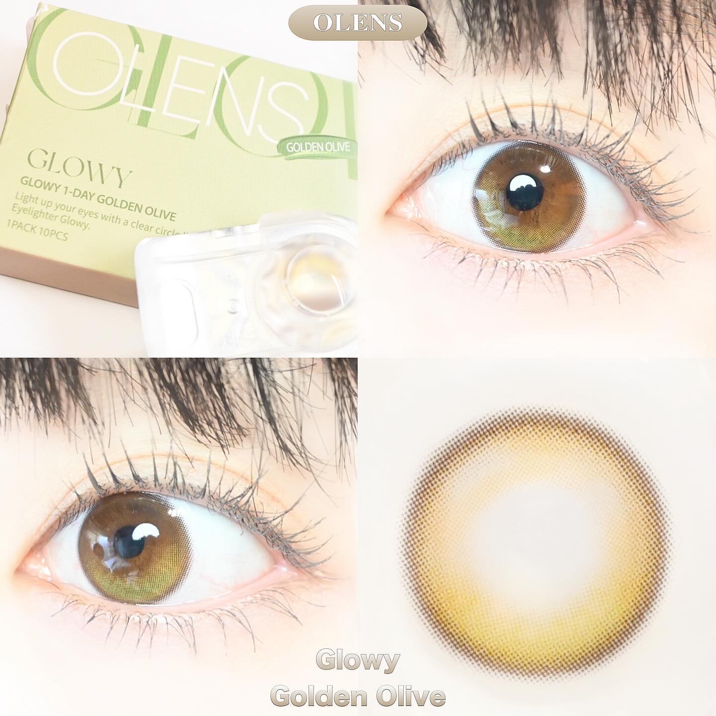 Glowy 1day/OLENS/ワンデー（１DAY）カラコンを使ったクチコミ（1枚目）