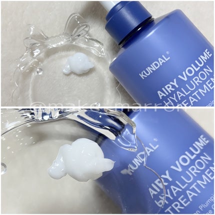 ヒアルロンエアリーボリューム シャンプー&トリートメントセット/KUNDAL/市販シャンプーを使ったクチコミ(3枚目)