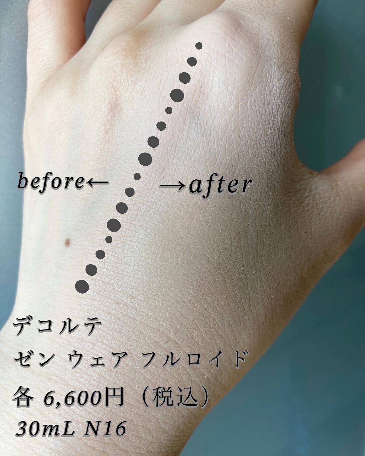 ゼン ウェア フルイド/DECORTÉ/リキッドファンデーションを使ったクチコミ(4枚目)