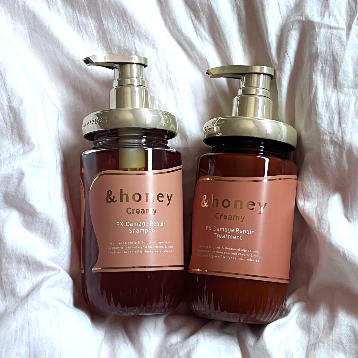 Creamy EXダメージリペアシャンプー1.0/ヘアトリートメント2.0/&honey/市販シャンプーを使ったクチコミ（1枚目）