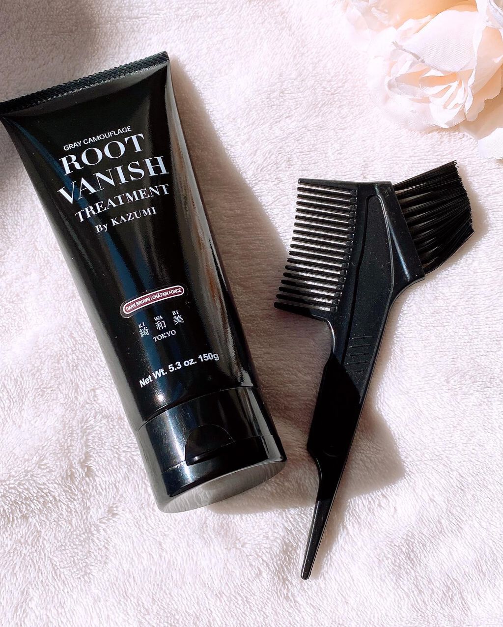 ROOT VANISH 白髪染めカラーシャンプー/ トリートメント/綺和美/市販シャンプーを使ったクチコミ(3枚目)