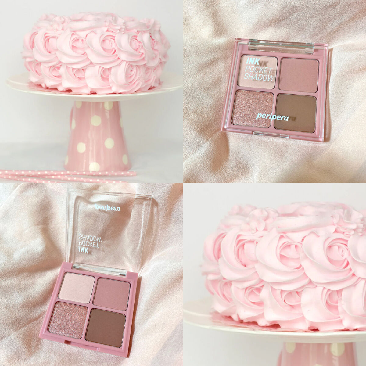 ペリペラ インク ポケット シャドウ パレット 02 ONCE UPON A PINK/PERIPERA/アイシャドウパレットを使ったクチコミ（2枚目）