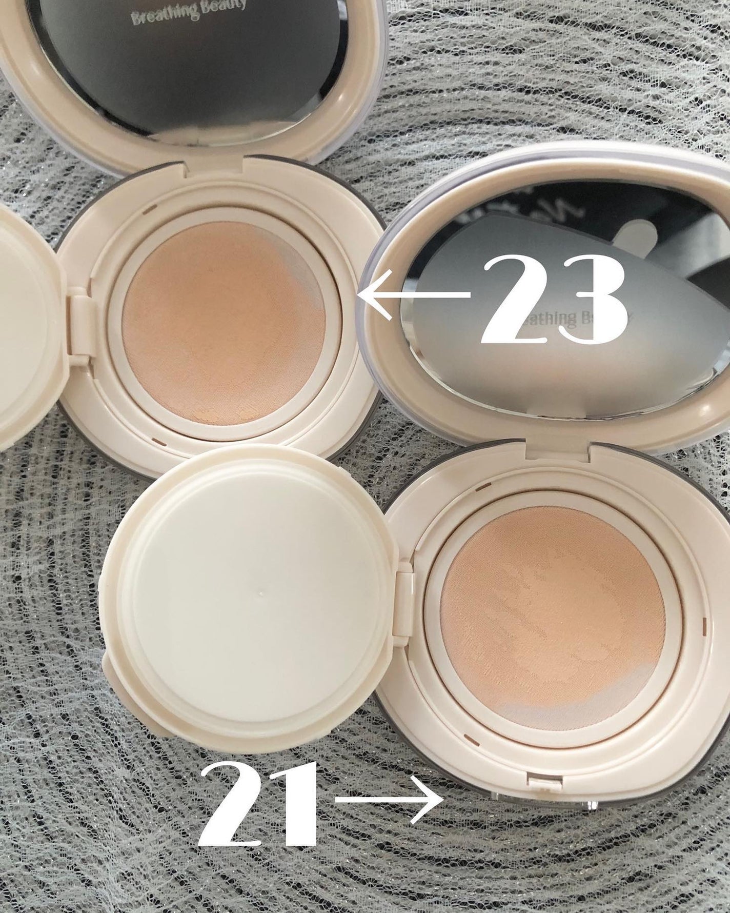 ブリージンググロークッション/Healus/クッションファンデーションを使ったクチコミ(3枚目)