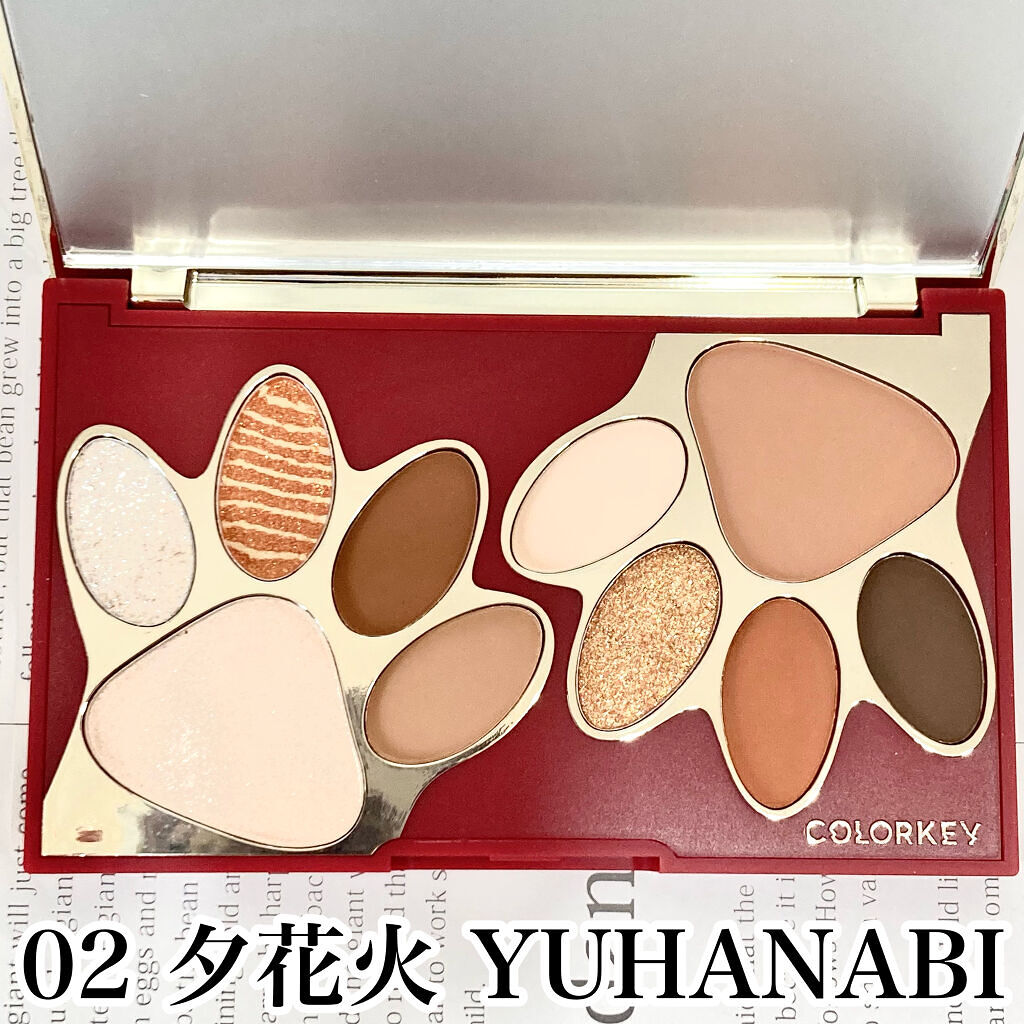 トラ十色アイシャドウパレット/COLORKEY/アイシャドウパレットを使ったクチコミ（2枚目）