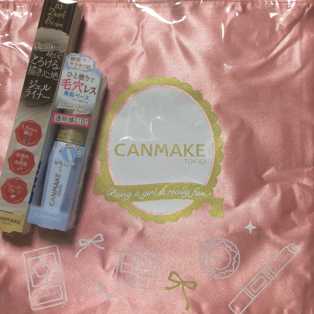 ポアレスクリアプライマー/キャンメイク/化粧下地を使ったクチコミ（1枚目）