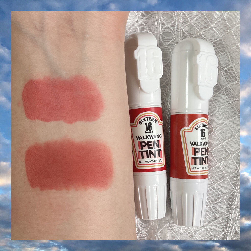 Sixteen Valkwang Pen/16BRAND/口紅を使ったクチコミ（3枚目）