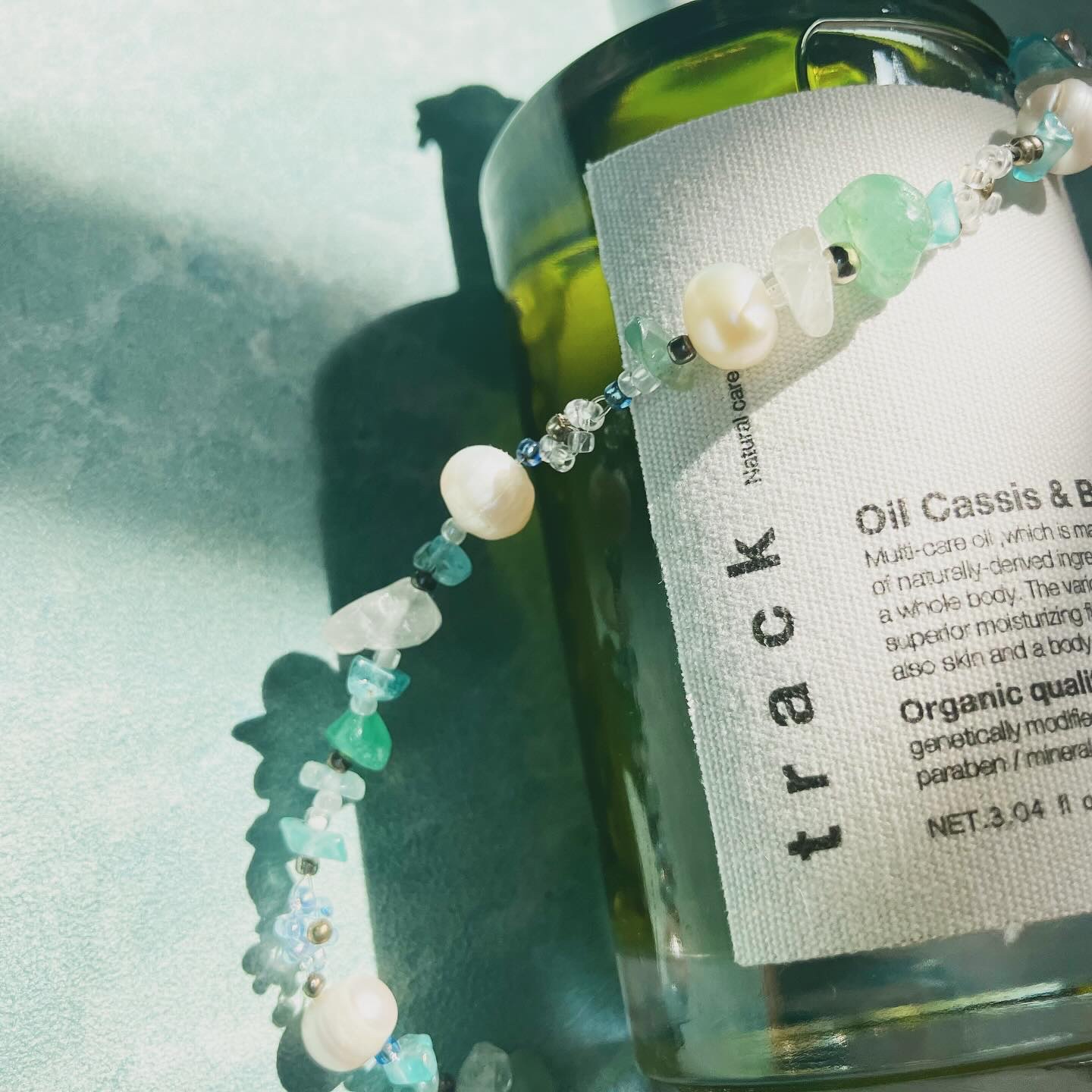 トラック オイル カシス＆バジル/track/ヘアオイルを使ったクチコミ（2枚目）