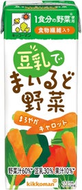 豆乳でマイルド野菜 まろやかキャロット / キッコーマン飲料