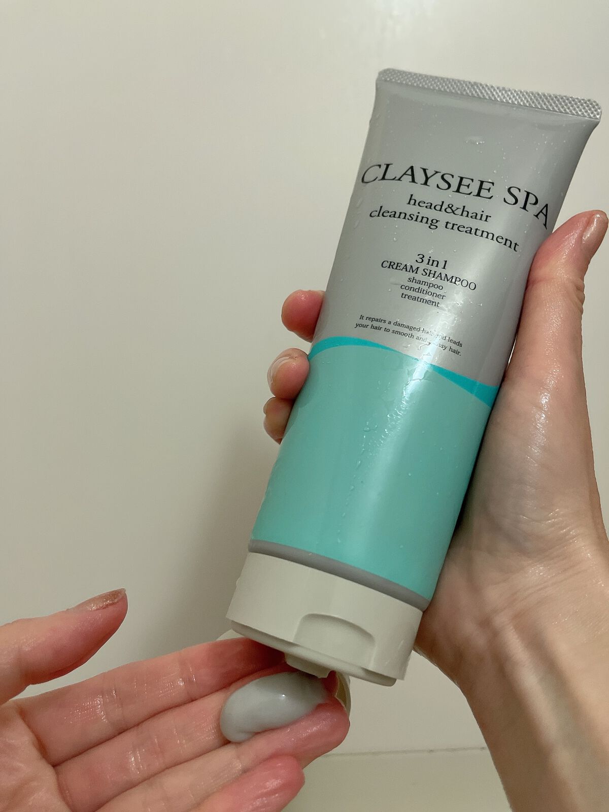 ヘッド＆ヘアクレンジングトリートメント/CLAYSEE SPA/市販シャンプーを使ったクチコミ（1枚目）