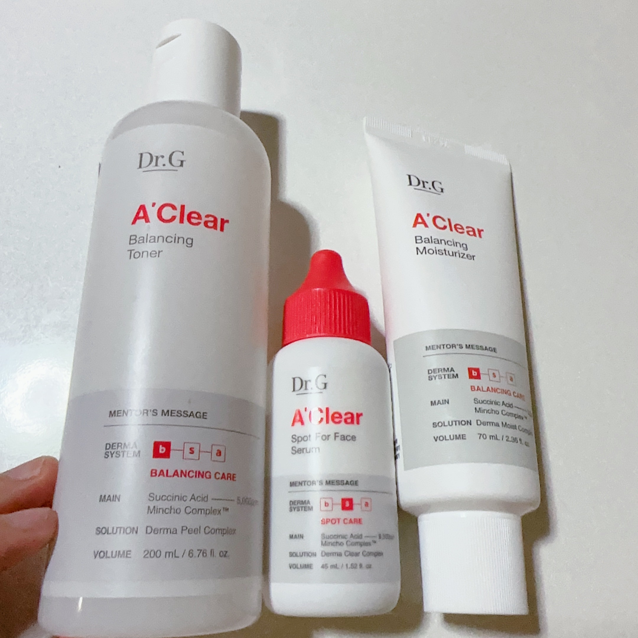 Aクリアスポットフォアフェイスセラム/Dr.G/美容液を使ったクチコミ（2枚目）