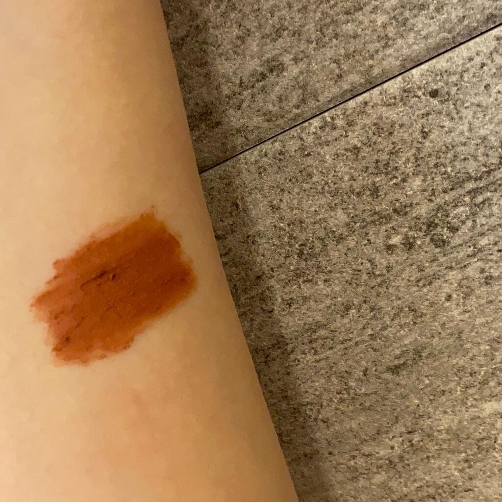 スーパーマットリップ&チークマッド/INTO U/口紅を使ったクチコミ(3枚目)