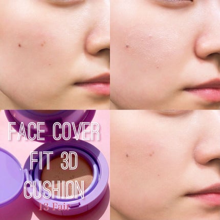 フェイスカバーフィット3Dクッション/IBIM/クッションファンデーションを使ったクチコミ(8枚目)