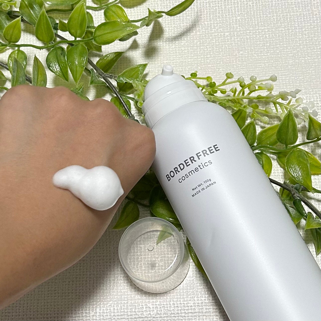 ホイップフォームフェイシャルウォッシュ/BORDER FREE cosmetics/洗顔フォームを使ったクチコミ(2枚目)