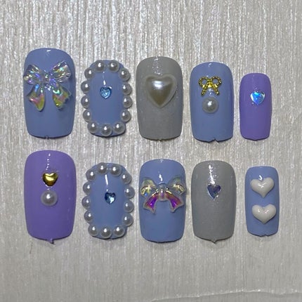 ネイルパーツ/セリア/ネイルチップ・パーツを使ったクチコミ(2枚目)