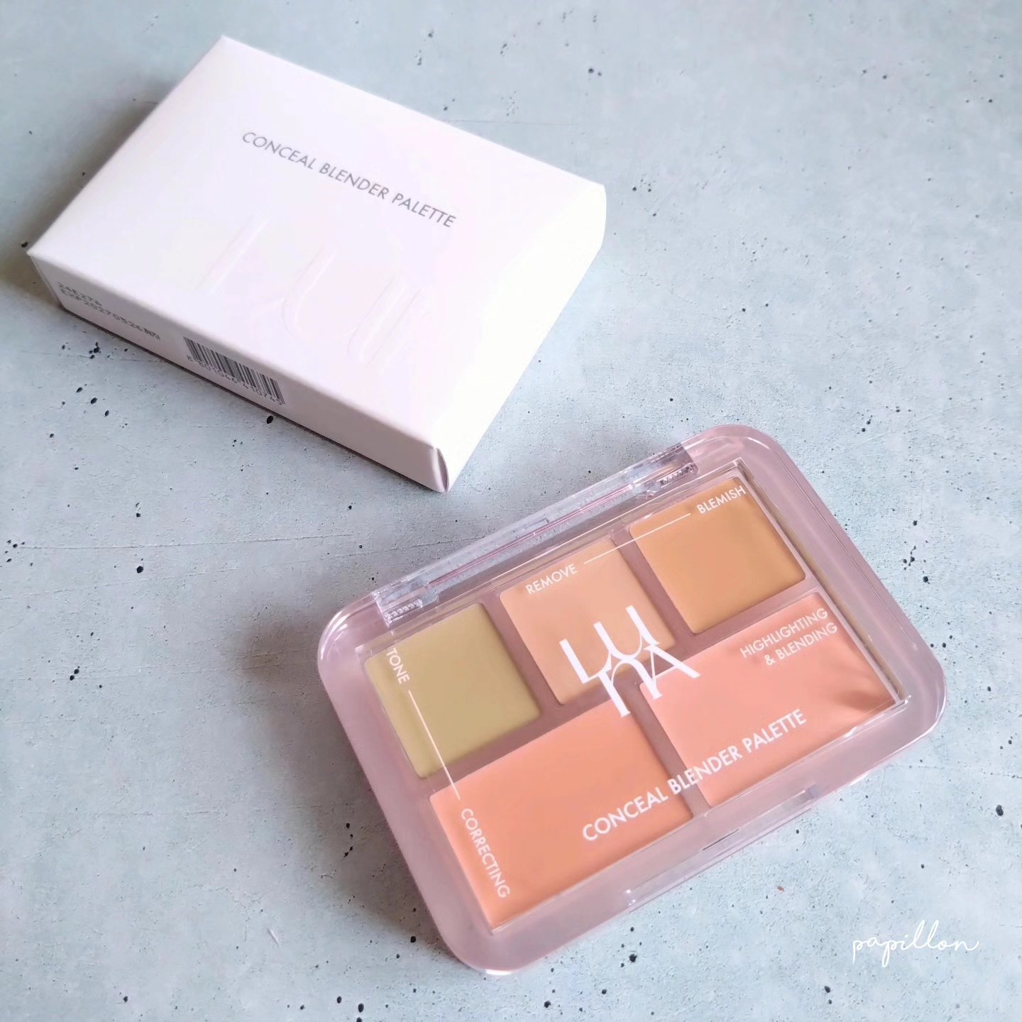 コンシールブレンダーパレット/LUNA/パレットコンシーラーを使ったクチコミ（1枚目）