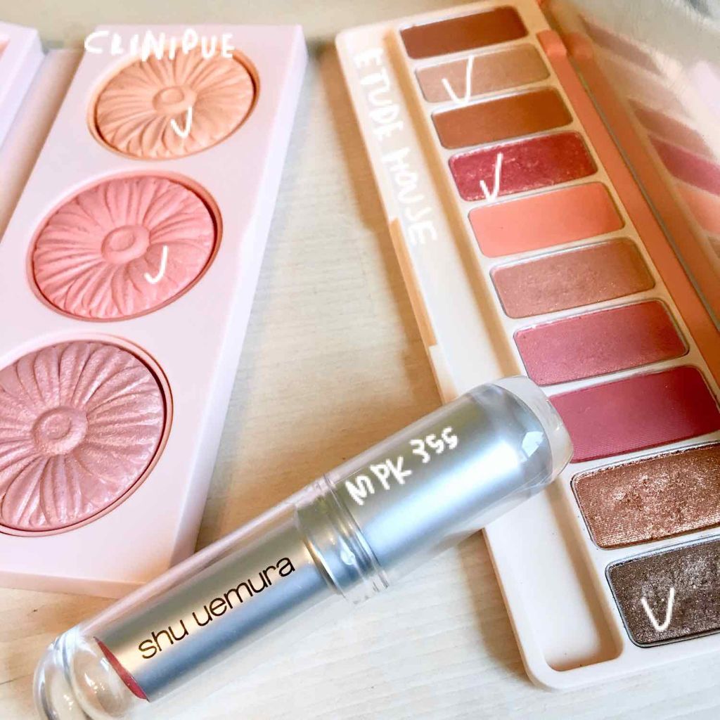 チーク ポップ オン ザ グロウ トリオ パレット/CLINIQUE/パウダーチークを使ったクチコミ（1枚目）