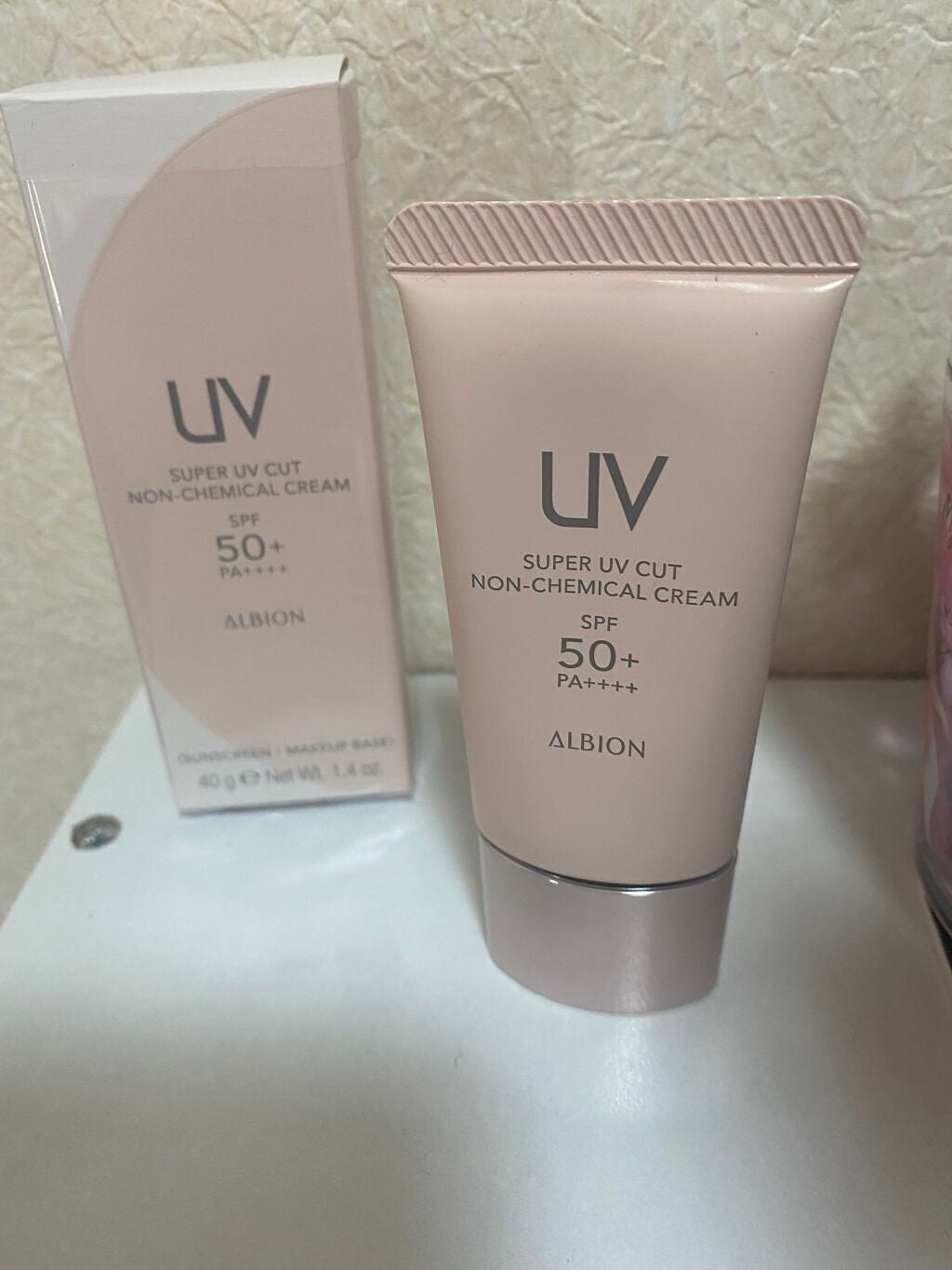 スーパー UV カット ノンケミカル クリーム/ALBION/日焼け止めクリームを使ったクチコミ(1枚目)