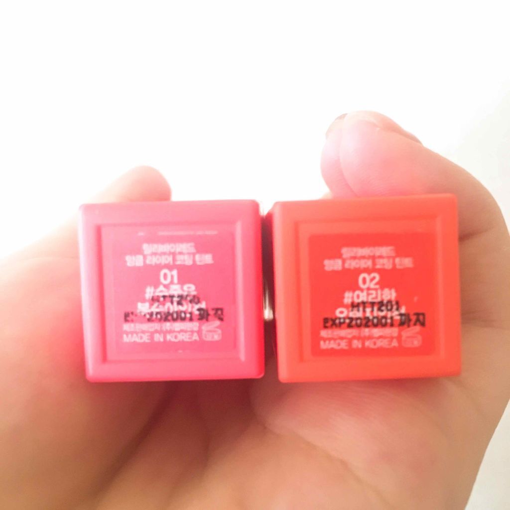 ブラッディライアー コーティングティント/lilybyred/リップティントを使ったクチコミ(2枚目)