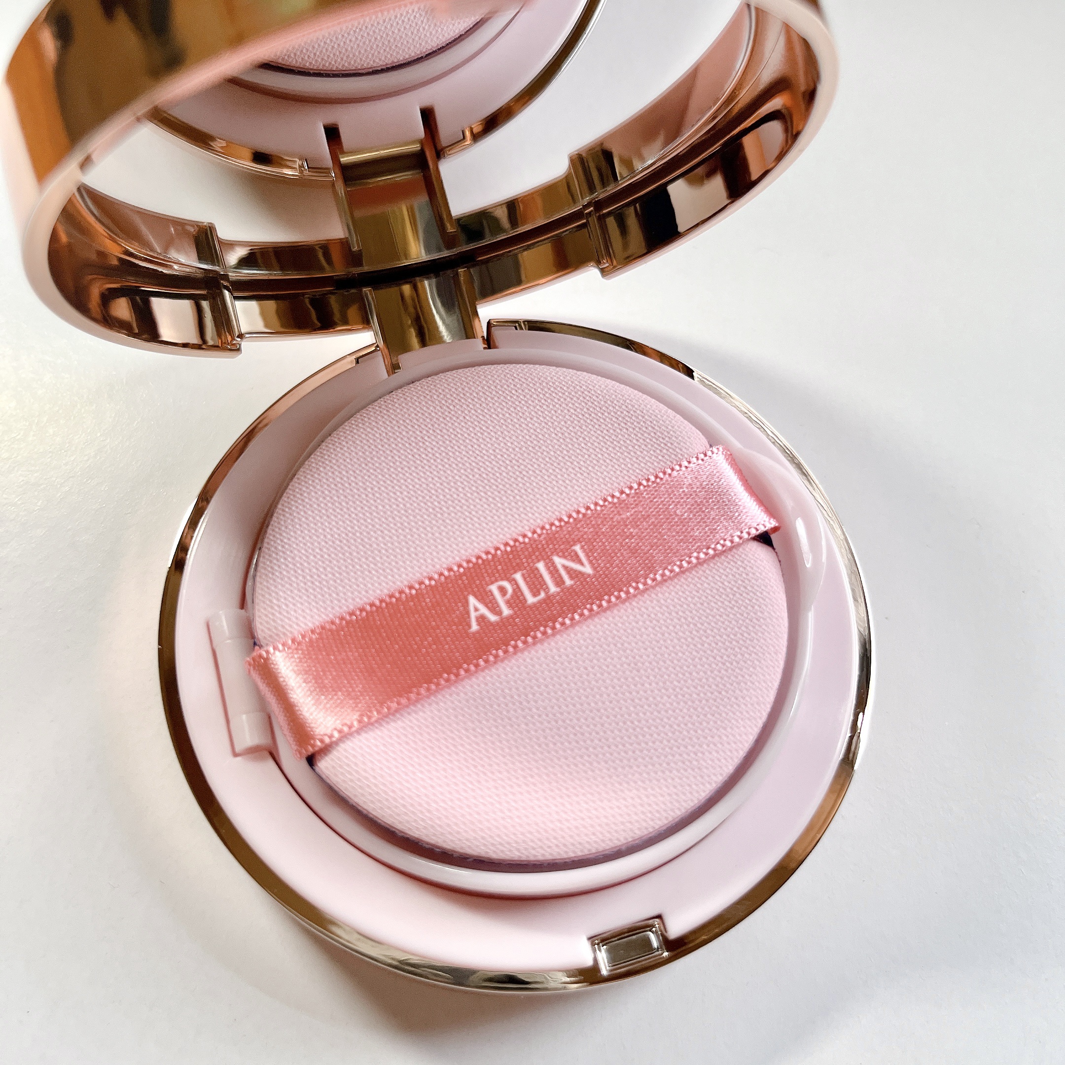 ピンクティーツリーカバーアップグロウクッション/APLIN/クッションファンデーションを使ったクチコミ（3枚目）