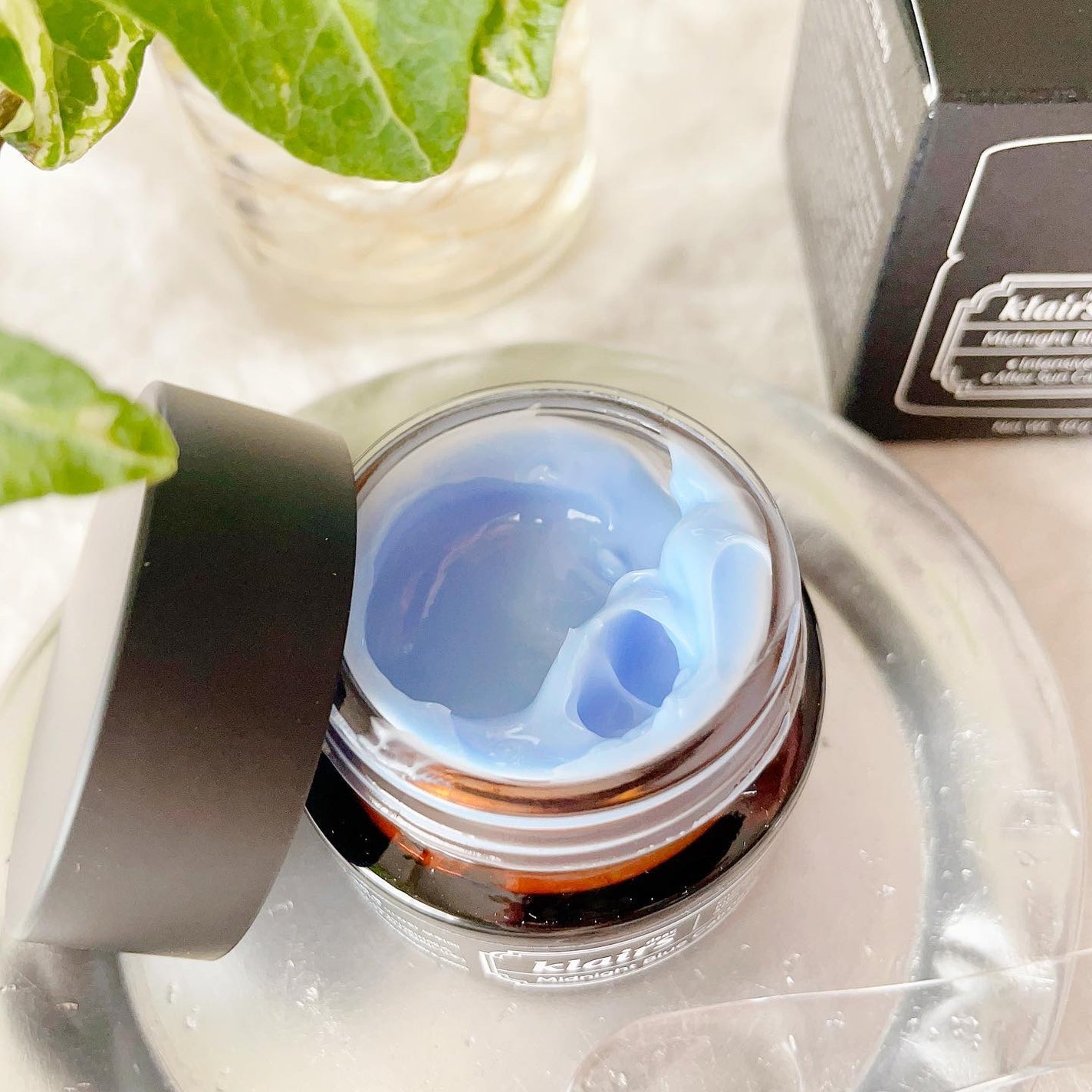 ミッドナイトブルーカーミングクリーム/Klairs/フェイスクリームを使ったクチコミ(2枚目)