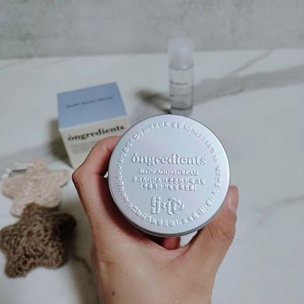 Slow Aging Cream /Ongredients/フェイスクリームを使ったクチコミ(3枚目)