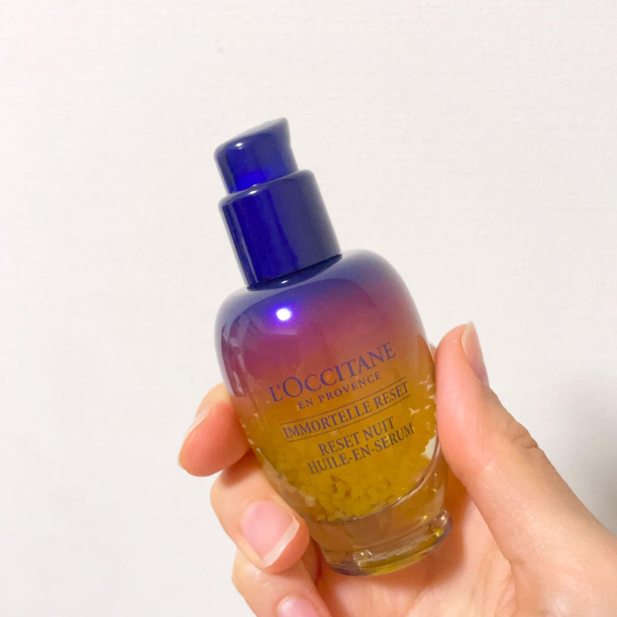 イモーテル オーバーナイトリセットセラム/L'OCCITANE/美容液を使ったクチコミ(2枚目)