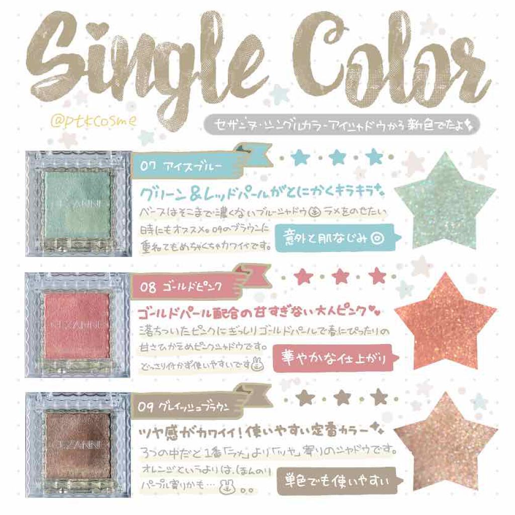 シングルカラーアイシャドウ/CEZANNE/単色アイシャドウを使ったクチコミ(1枚目)