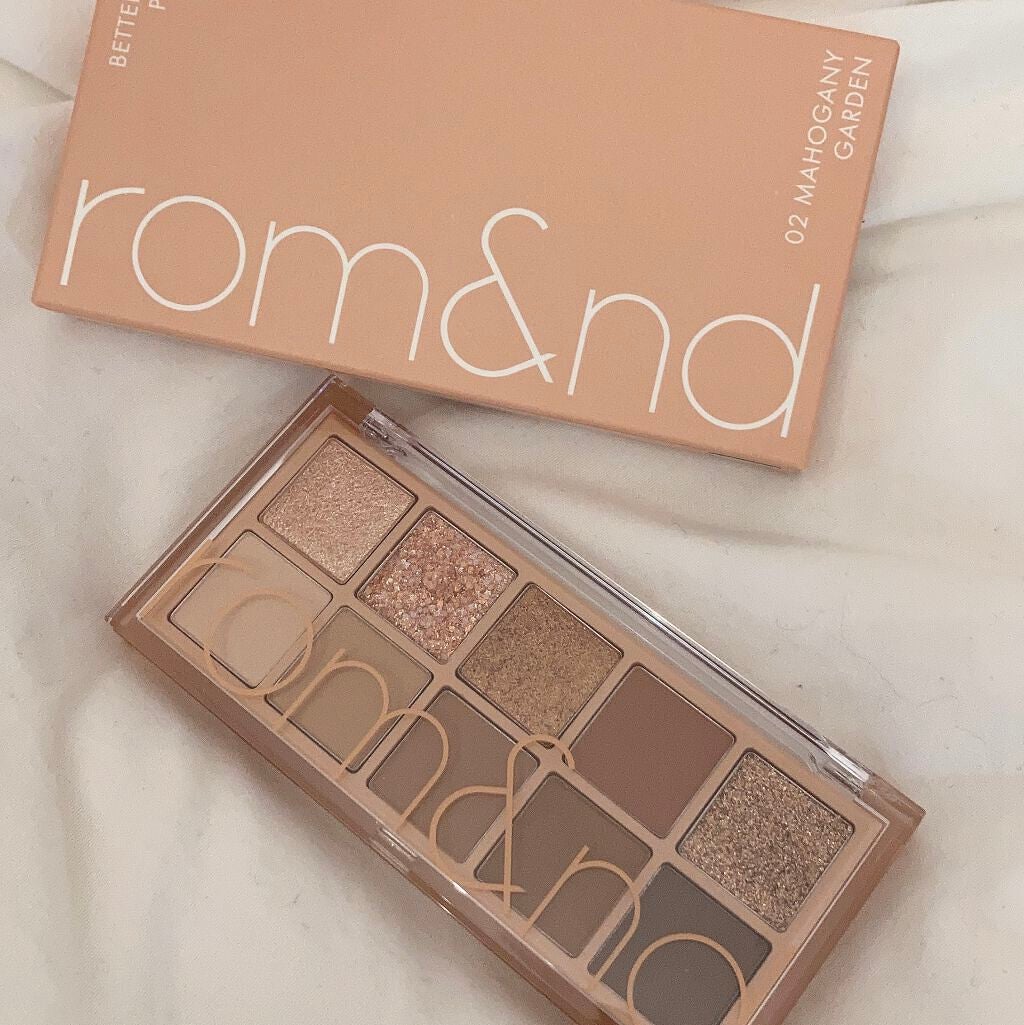 ベターザンパレット/rom&nd/アイシャドウパレットを使ったクチコミ(1枚目)
