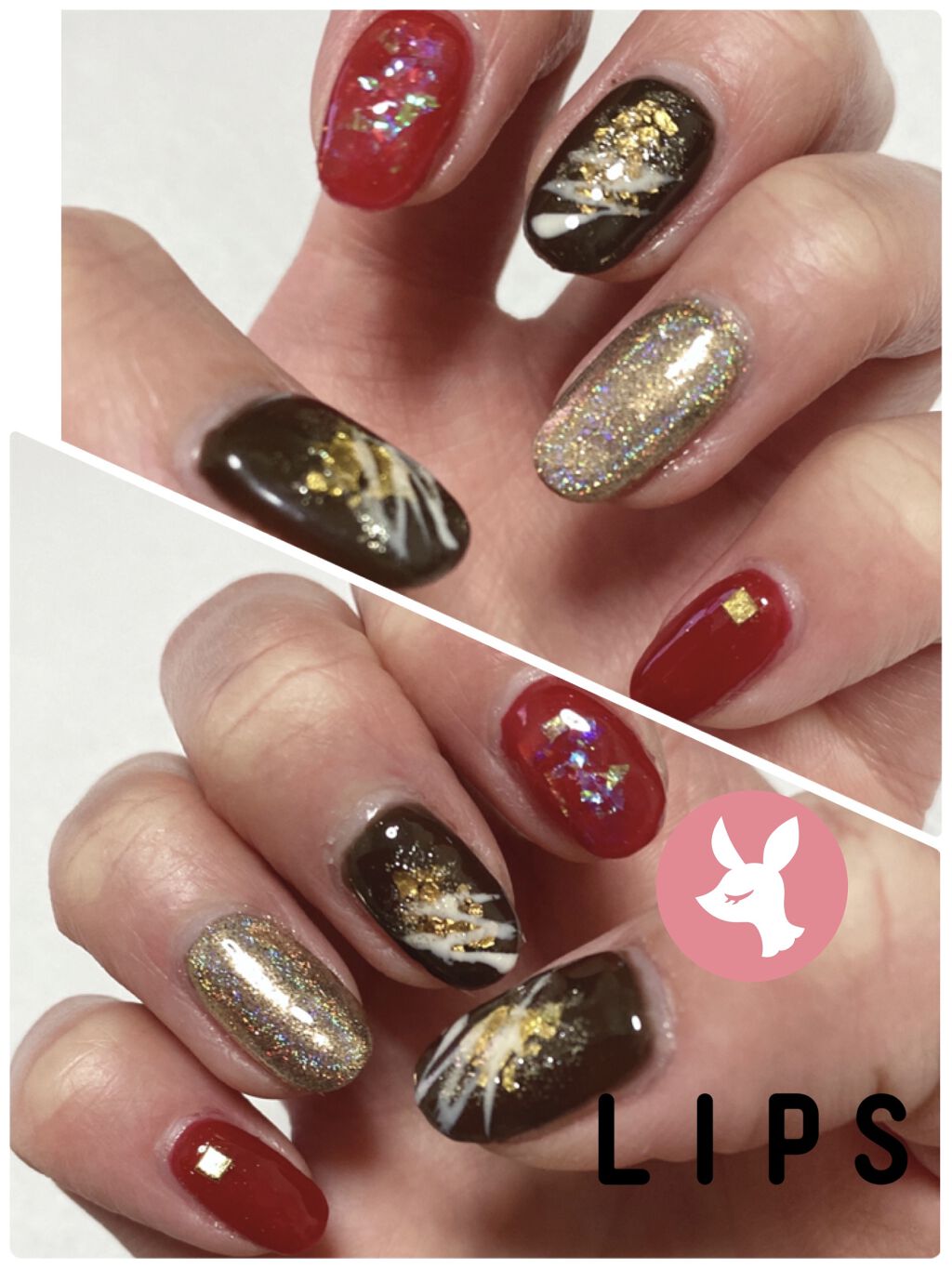 ジェルネイル（ライト対応）/セリア/ジェルネイルを使ったクチコミ（1枚目）