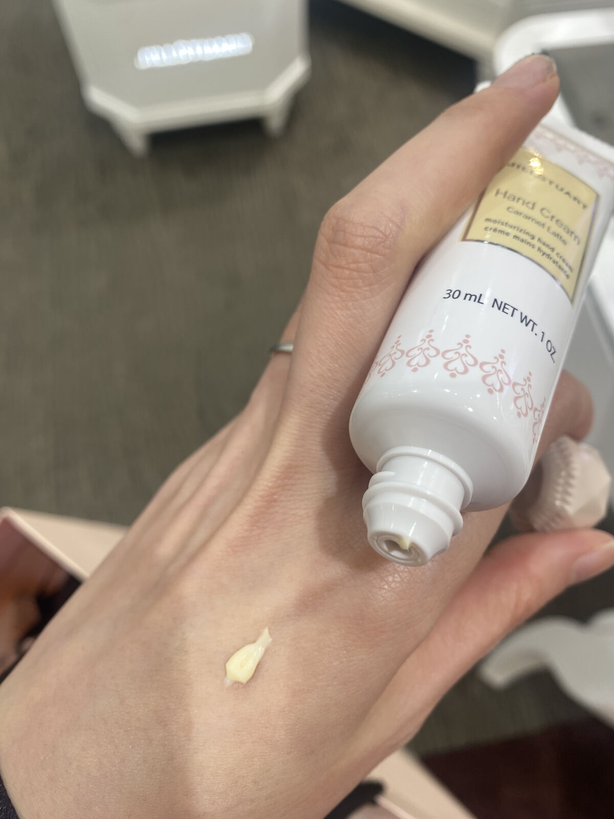 ハンドクリーム マッチャクリームラテ/JILL STUART/ハンドクリームを使ったクチコミ（2枚目）