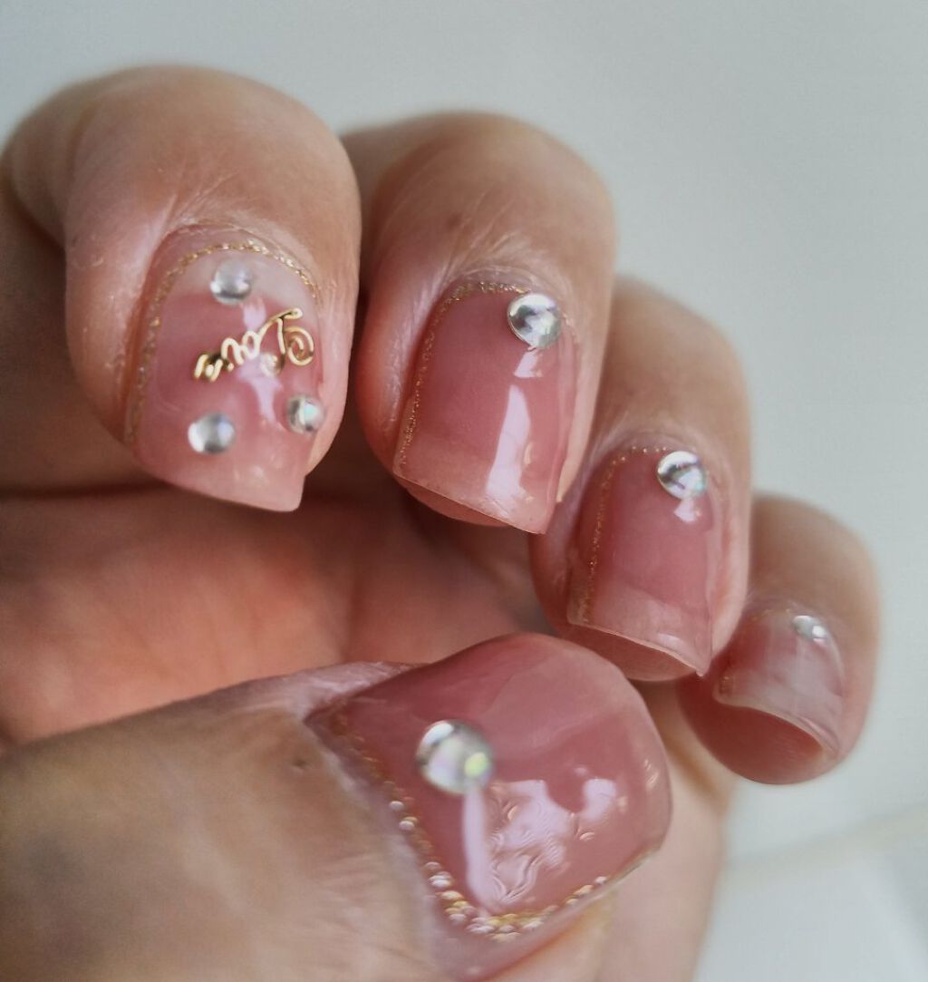 ネイルシール/Qoo10/ネイルシールを使ったクチコミ(2枚目)