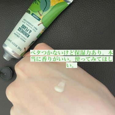 THE BODY SHOP ハンドクリーム ペアのクチコミ「THE BODY SHOPのハンドクリーム ペアのご紹介。🍏

この商品を投稿するにあたり、な.....」（2枚目）