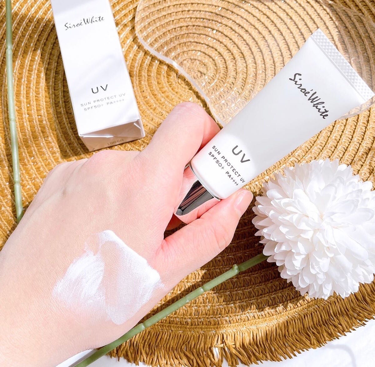 シロエホワイト サンプロテクトUV/ナノエッグ/日焼け止め・UVケアを使ったクチコミ(6枚目)